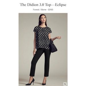 MM Lafleur Didion Top Eclipse Short Sleeve Blouse